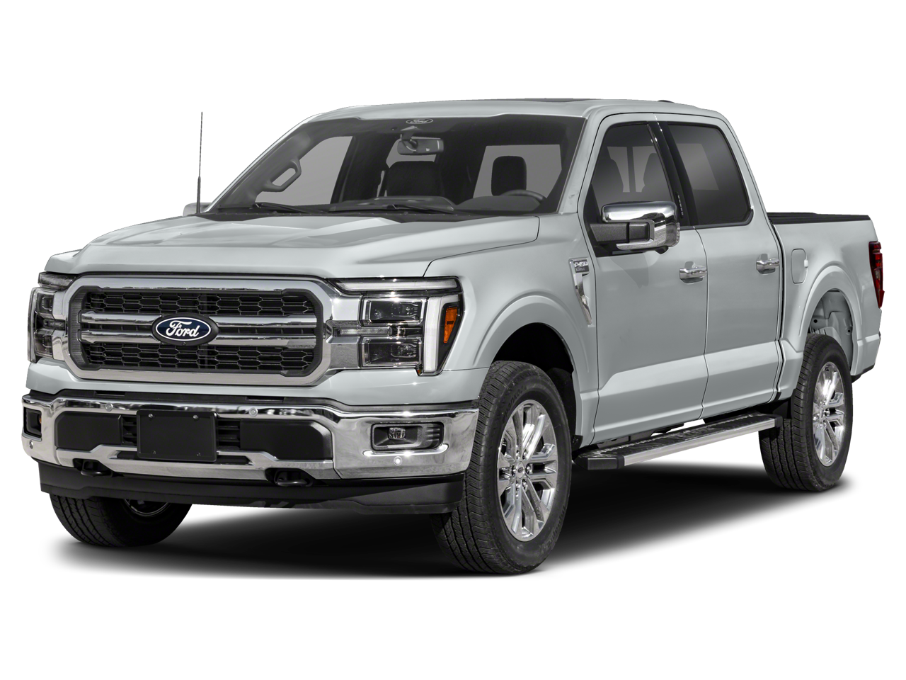 2026 Ford F-150 LARIAT in Carbonized Gray — front three-quarter view