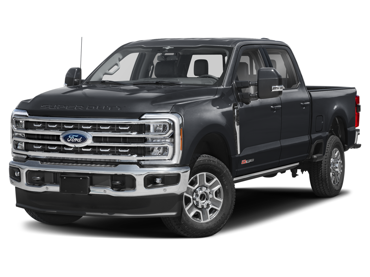 2026 Ford Super Duty F-250 SRW LARIAT in Agate Black — front three-quarter view