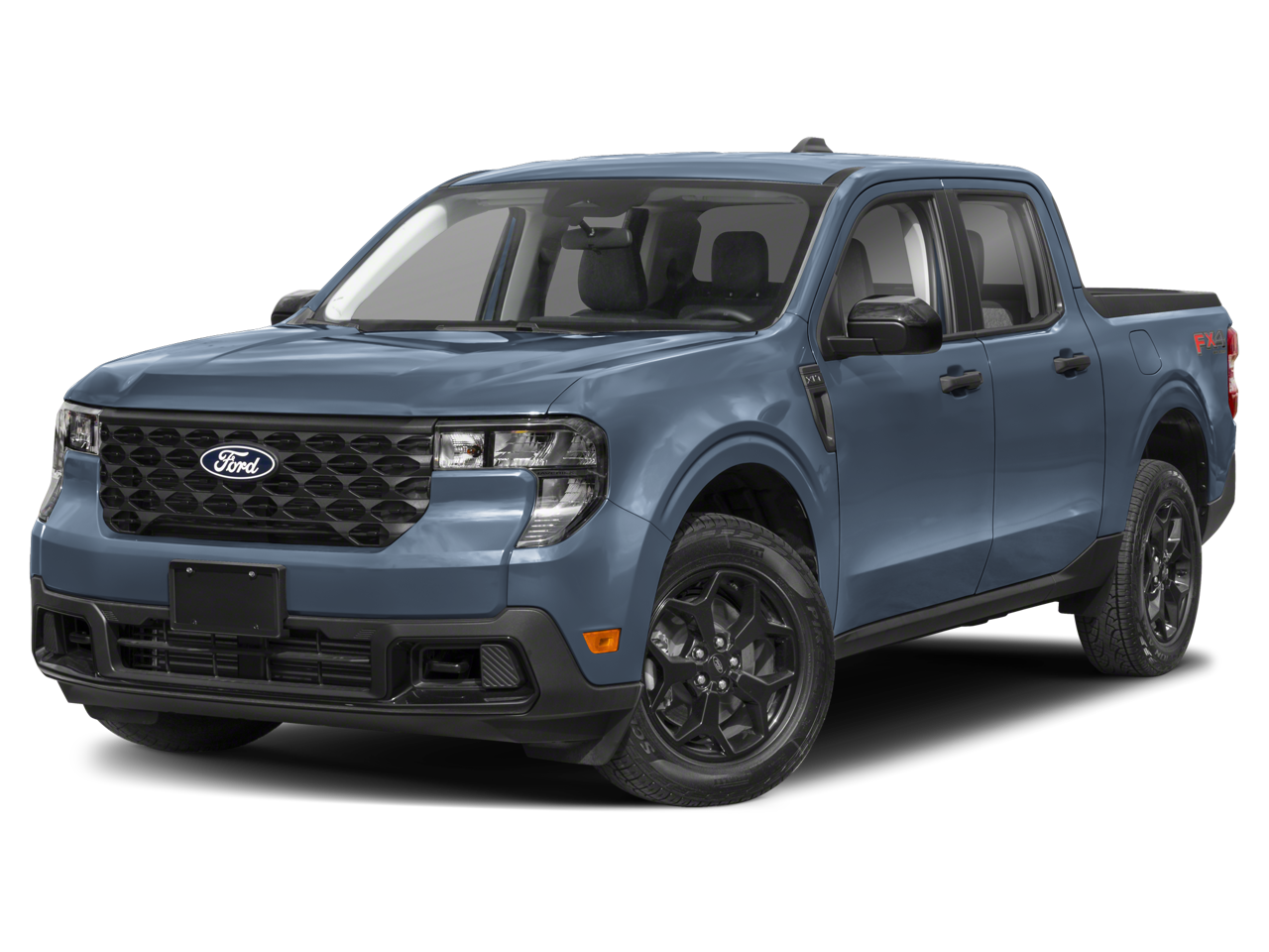 2026 Ford Maverick XLT in Oxford White — front three-quarter view