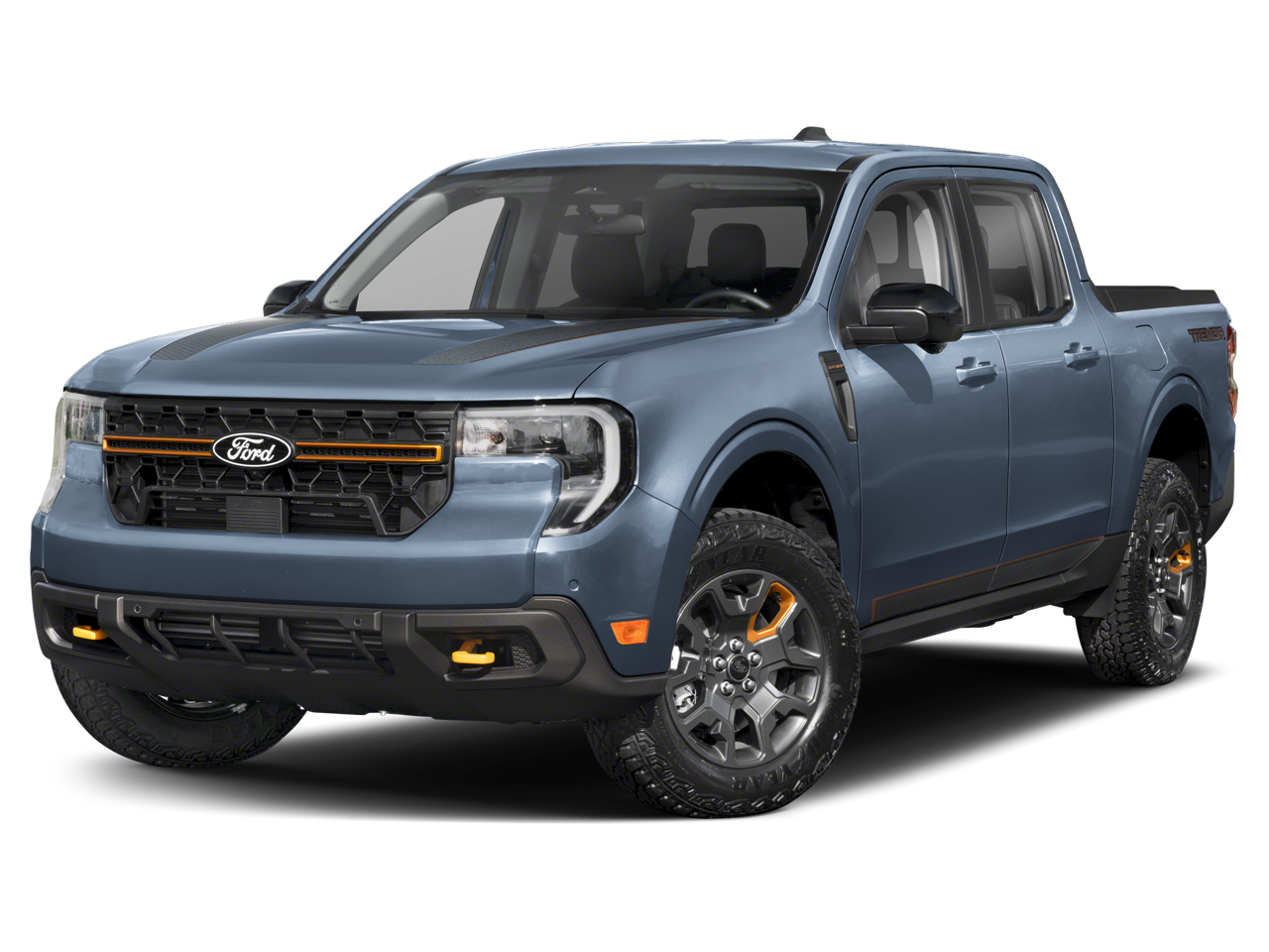 2026 Ford Maverick Tremor in Carbonized Gray Metallic — front three-quarter view